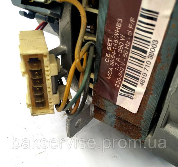 Мотор для стиральной машины Indesit (MCA3884148WHE17). Код 461971038003 Б.У