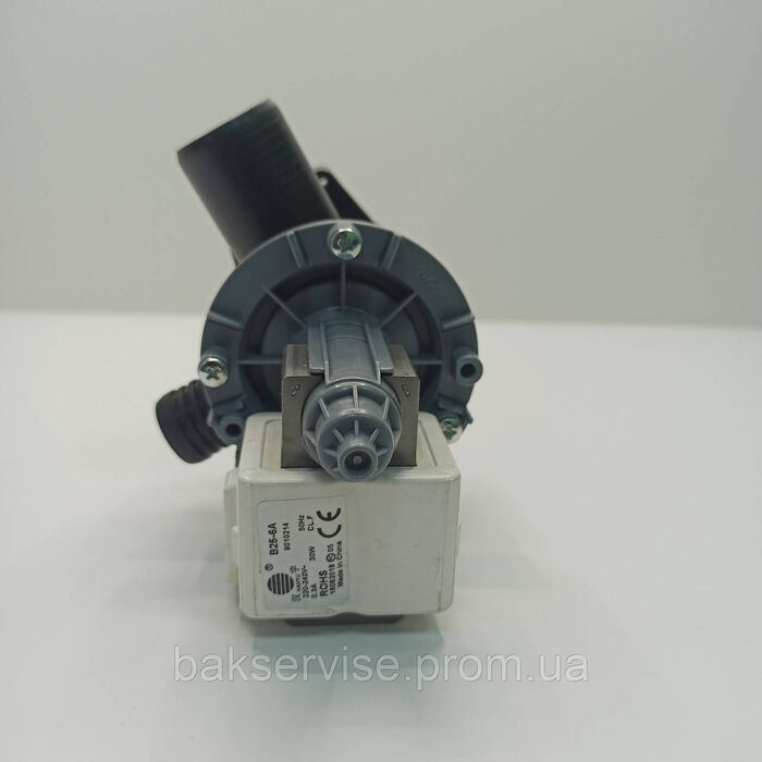 НАСОС W10476931 З КОРПУСОМ B25-6A В ЗБОРІ СУМІСНИЙ З WHIRLPOOL 480111100786 ДЛЯ ПРАЛЬНОЇ МАШИНИ
