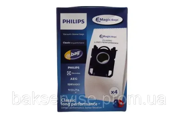 Мешки для пылесоса Philips 883802204010, Magic Bags FS10705K, одноразовый, 124*98 мм