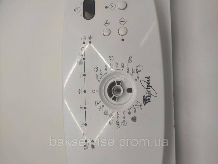 Передня панель управління до пральної машини  Whirlpool AWE 7615/2, 7515/1 Б/У
