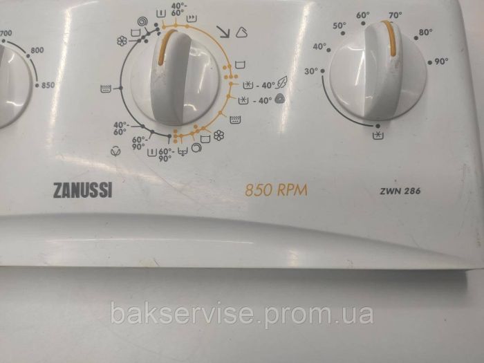 Передня панель управління до пральної машини  Zanussi ZWN 286  Б/У