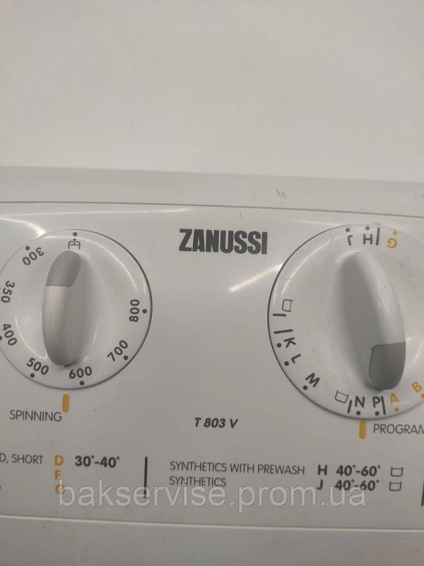 Передня панель управління до пральної машини  Zanussi T 803 V Б/У