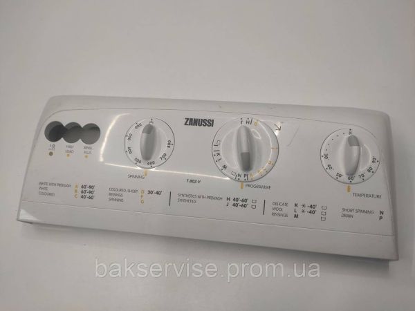 Передня панель управління до пральної машини  Zanussi T 803 V Б/У