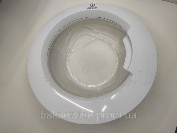 Дверки(люк) до пральної машини Indesit без завіси C00309565  Б/У(49 см)