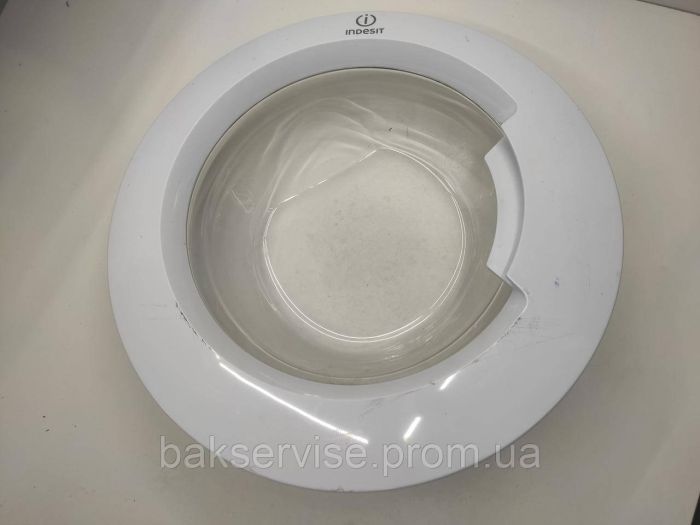 Дверки(люк) до пральної машини Indesit без завіси C00309565  Б/У(49 см)