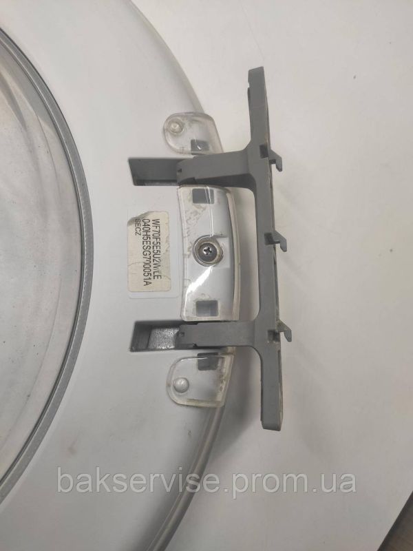Дверки(люк) до пральної машини Samsung WF70F5E5U2W/LE без завіси Б/У