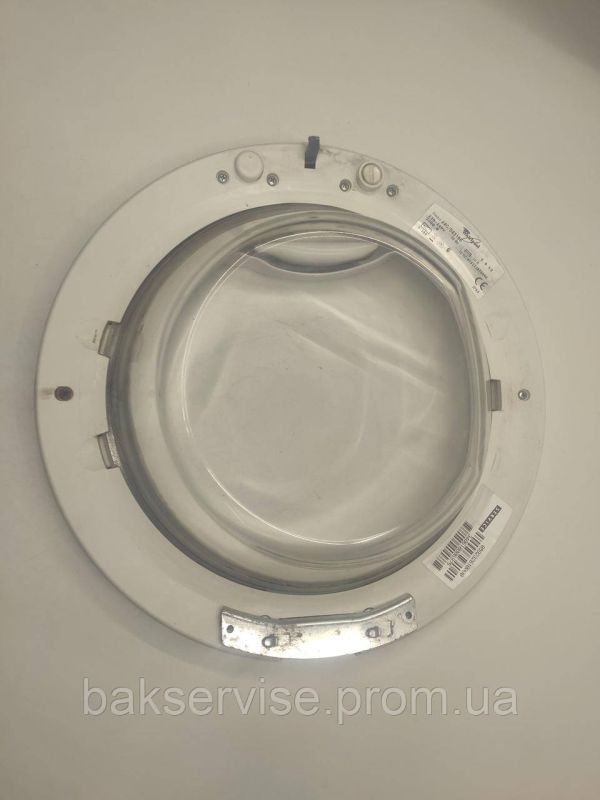 Дверки(люк) до пральної машини Whirlpool AWO/D3105 з завісою Б/У