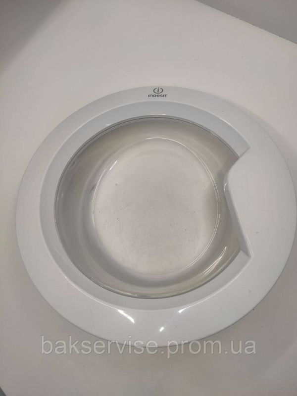 Дверки(люк) для пральної машини Indesit 230010039 (БЕЗ ЗАВІСИ)  Б/У