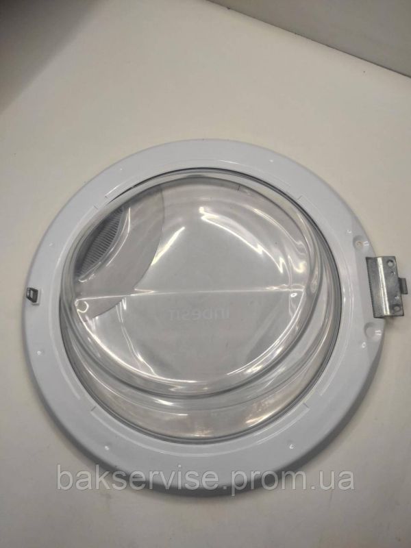 Дверки(люк) до пральної машини Indesit Ariston C00272454 з завісою Б/У