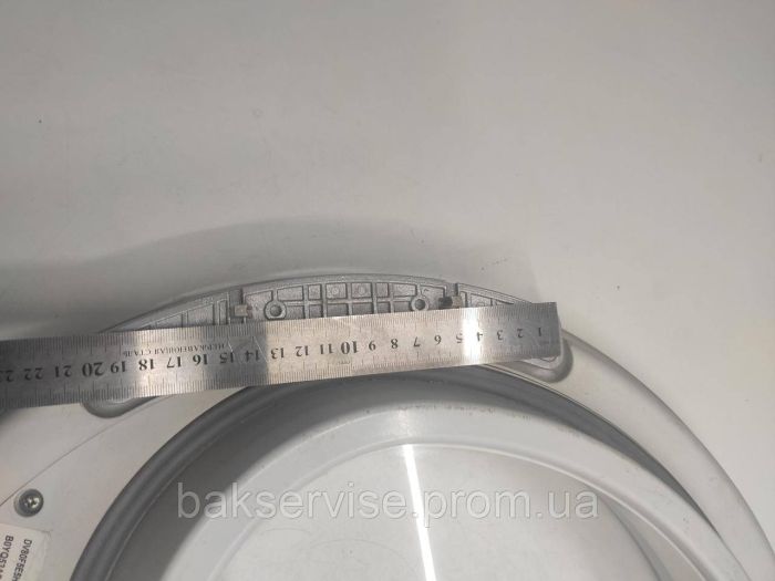 Дверки(люк) до сушильної машини Samsung DV80F5E5HGW/EG з завісою  Б/У