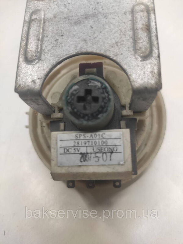Прессостат (датчик рівня води) для пральної машини Beko 2819710100 Б/У