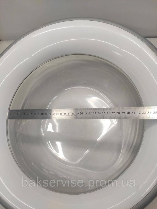 Дверки(люк) до пральної машини Whirlpool C00517297 без завіси(сірий) Б/У