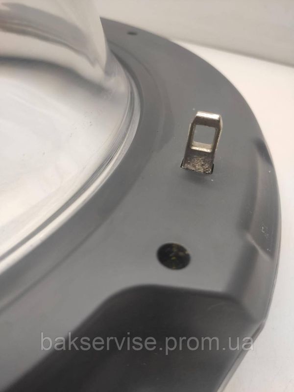 Дверки(люк) до пральної машини Whirlpool C00517297 без завіси(сірий) Б/У