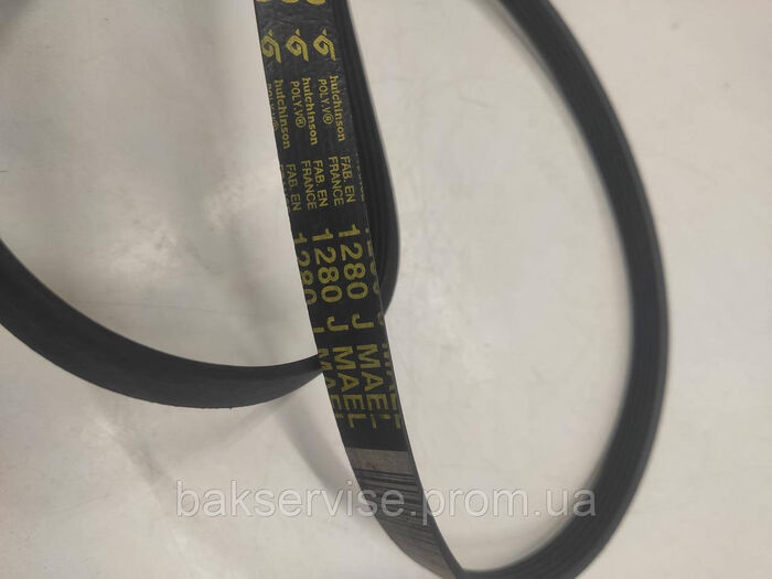 Ремінь для пральної машини Hutchinson 1280 J6 Б/У
