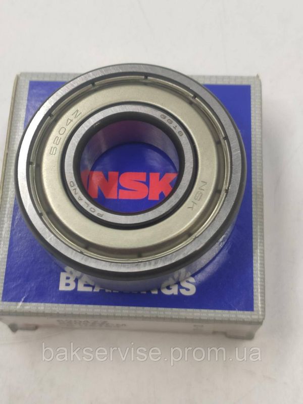 Підшипник пральної машини NSK 6204 ZZ