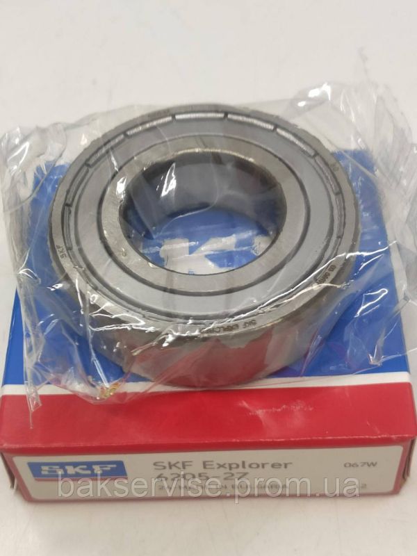 Підшипник пральної машини  SKF 6205-2Z в коробці