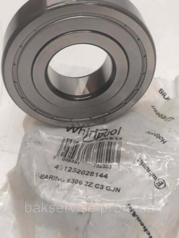 Підшипник пральної машини SKF 6306-2Z BG в упаковці