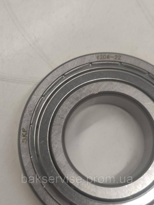 Підшипник пральної машини SKF 6206 2Z  (zip пакування)