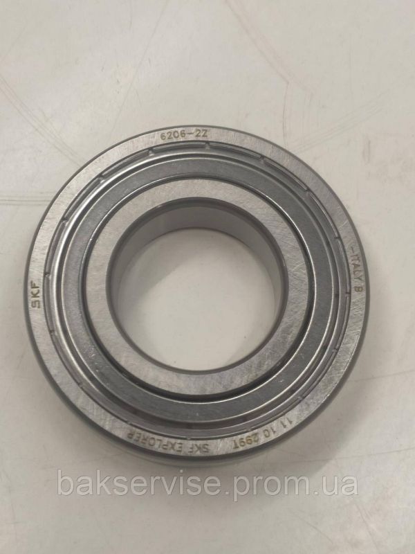 Підшипник пральної машини SKF 6206 2Z  (zip пакування)