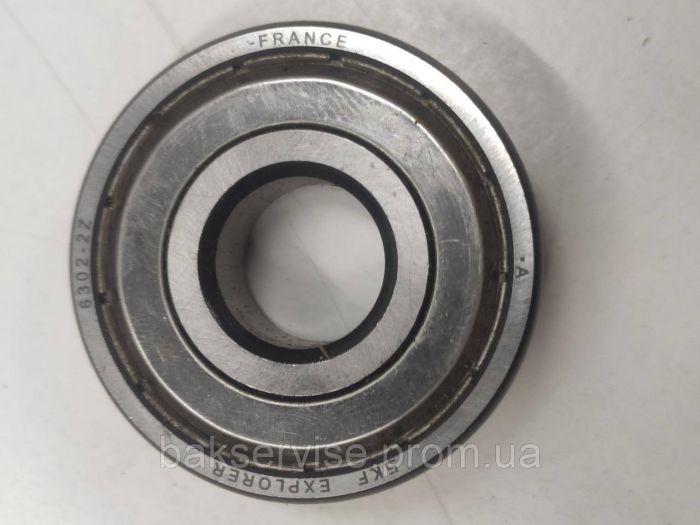 Підшипник пральної машини SKF 6302-2Z (FRANCE) (zip пакування)