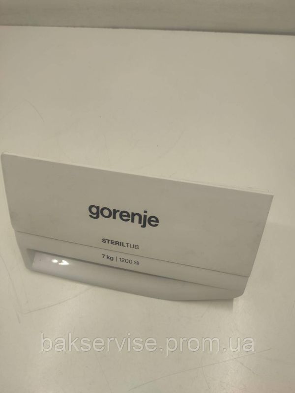 Панель (передня) порошкоприймача для пральної машини Gorenje STERILTUB 7kg Б/У