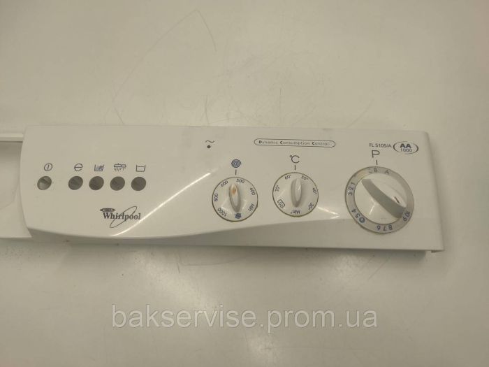 Передня панель до пральної машини Whirlpool FL 5105/A Б/У