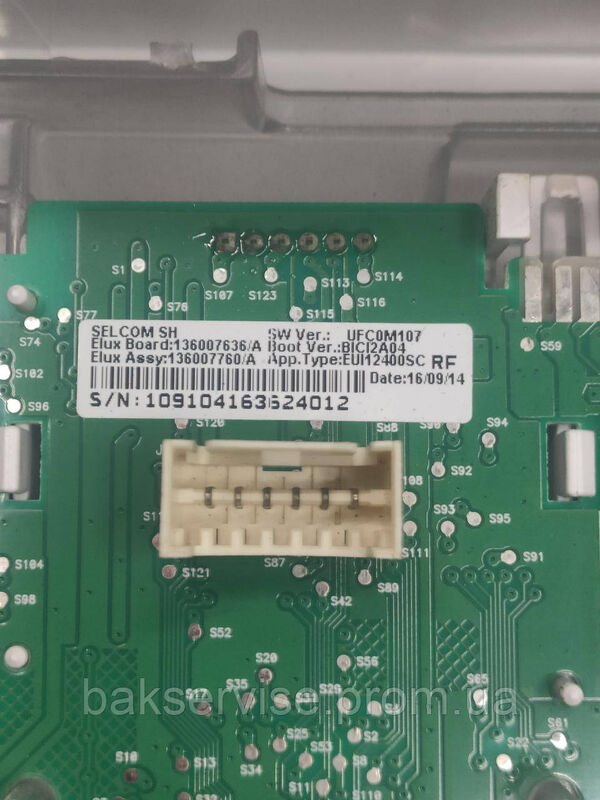 Плата упавління до пральної машини Electrolux 136007636/A Б/У