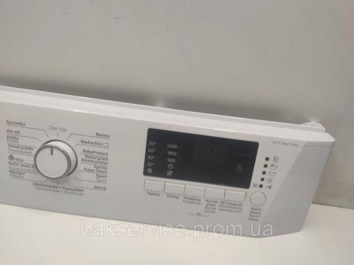 Плата упавління до пральної машини BEKO WTV 7602 CS BO без пластика Б/У