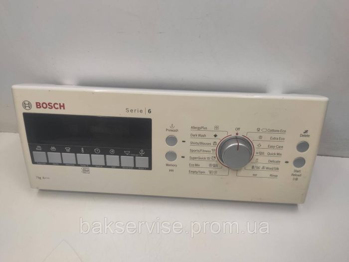 Плата упавління до пральної машини Bosch, Whirlpool W10438453/G(без плати індикації) Б/У