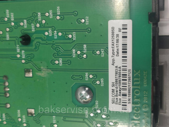 Плата упавління до пральної машини ELECTROLUX EWT1266EXW Б/У