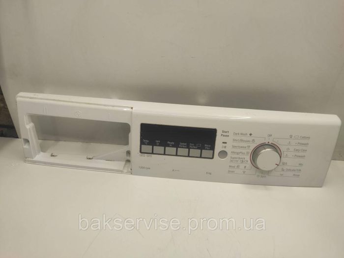 Плата упавління до пральної машини BOSCH WAB24262BY (без передньої панелі порошкоприймача) Б/У
