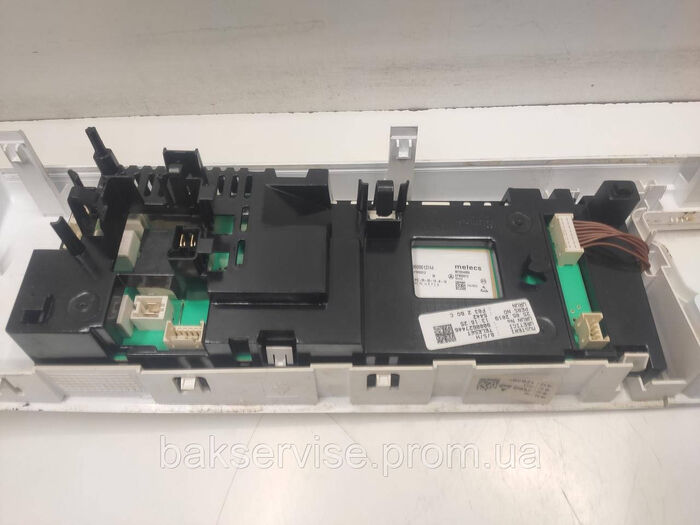 Плата упавління до пральної машини BOSCH WAB24262BY (без передньої панелі порошкоприймача) Б/У