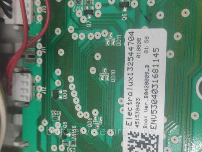 Комплект плата упавління з проводкою до пральної машини Electrolux EWTS 13620W Б/У
