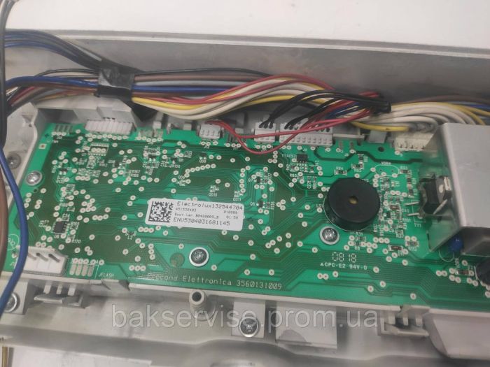 Комплект плата упавління з проводкою до пральної машини Electrolux EWTS 13620W Б/У