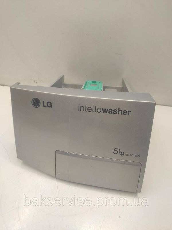 Порошкоприймач(дозатор) для пральної машини LG WD-80185N (срібний глянець) Б/У