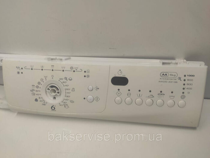 Передня панель до пральної машини Whirlpool AWO/D 43136 Б/У