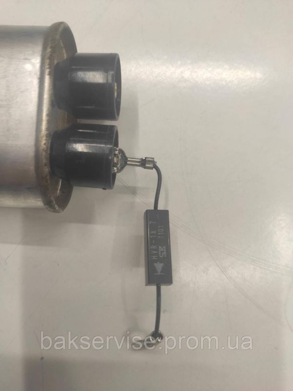 Конденсатор високовольтний мікрохвильової FAGOR HCH-212105F Б/У (2 фішки, 6 мм) БЕЗ ДІОДА