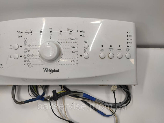 Плата управління з проводкою до пральної машини Whirlpool AWE 50510 Б/У