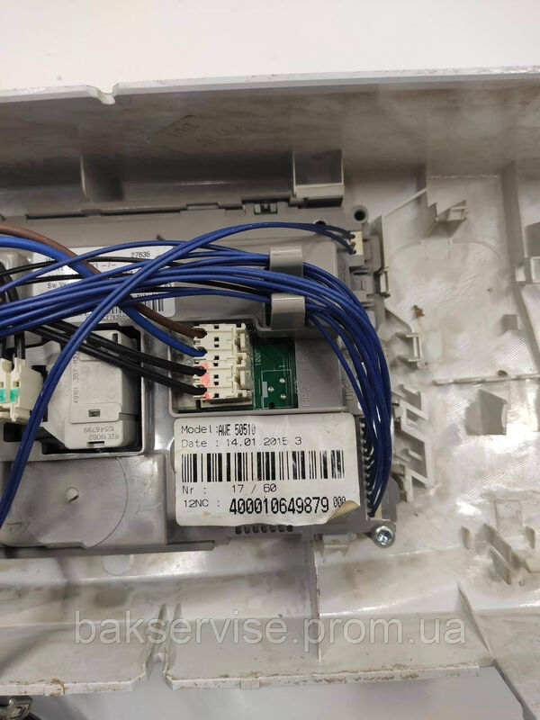 Плата управління з проводкою до пральної машини Whirlpool AWE 50510 Б/У