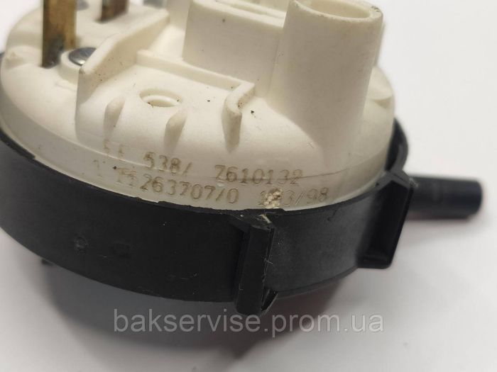 Прессостат (датчик рівня води) для посудомийної машини ELECTROLUX 15263707/0 Б/У