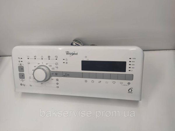 Плата управління з проводкою до пральної машини Whirlpool TDLR 60112 Б/У