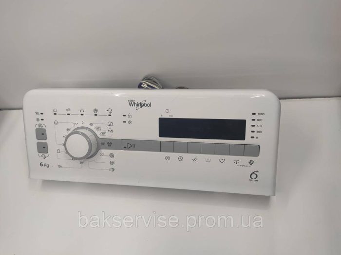 Плата управління з проводкою до пральної машини Whirlpool TDLR 60112 Б/У