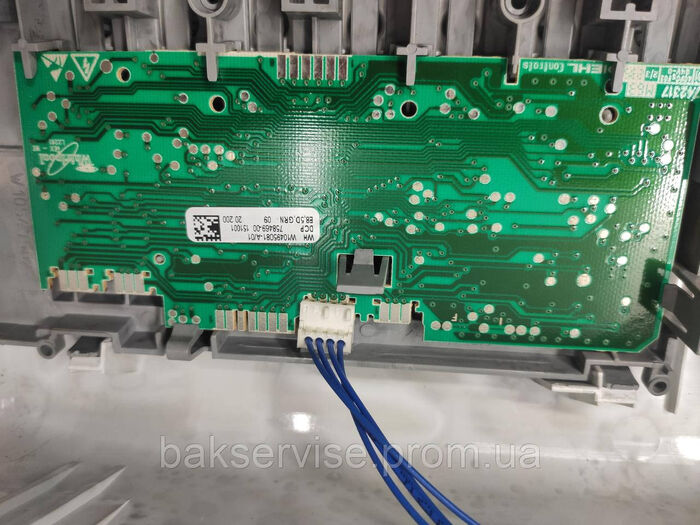 Плата управління до пральної машини Whirlpool WTLS 65912(БЕЗ ПРОВОДКИ) Б/У