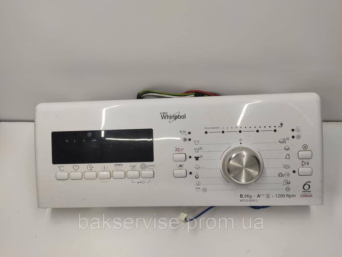 Плата управління до пральної машини Whirlpool WTLS 65912(БЕЗ ПРОВОДКИ) Б/У