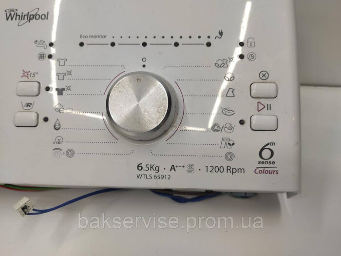 Плата управління до пральної машини Whirlpool WTLS 65912(БЕЗ ПРОВОДКИ) Б/У