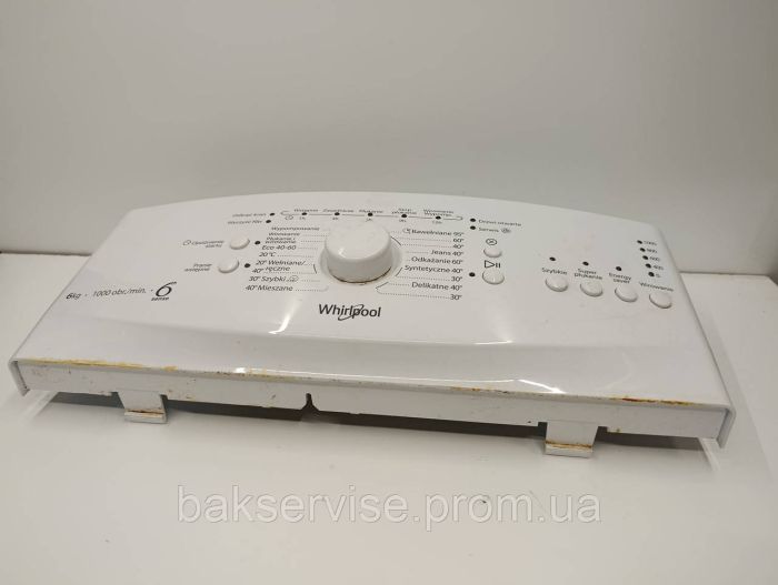 Плата управління(індикації) до пральної машини WHIRLPOOL TDLR6030LPLN Б/У