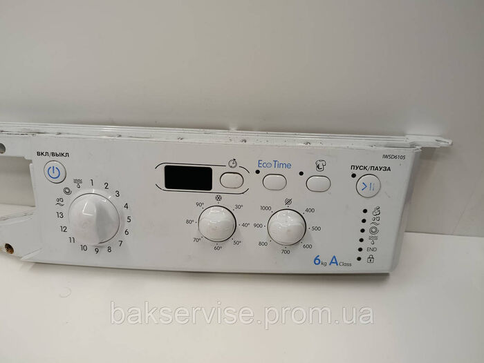 Плата управління(індикації) до пральної машини Indesit IWSD6105 Б/У