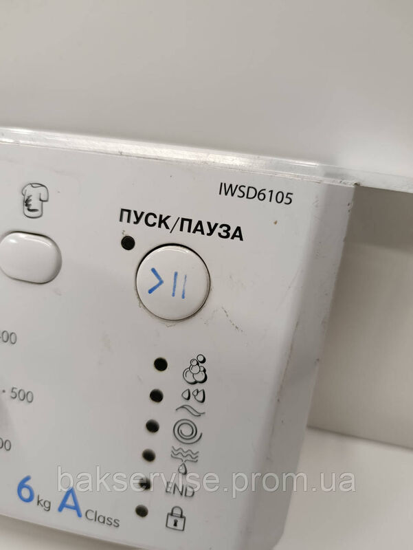 Плата управління(індикації) до пральної машини Indesit IWSD6105 Б/У