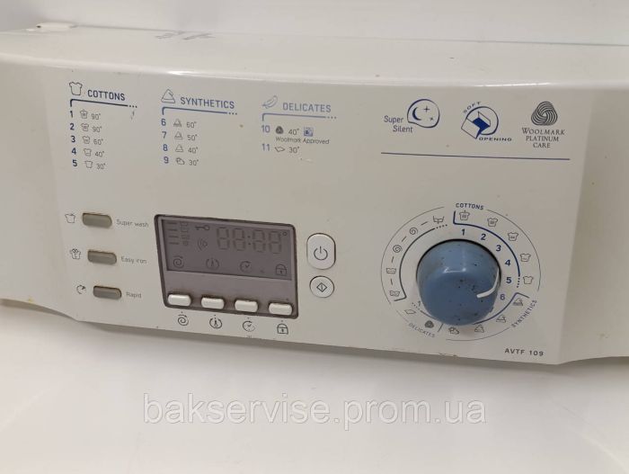 Плата управління(індикації) до пральної машини Ariston AVTF 109 Б/У