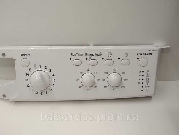Плата управління(індикації) до пральної машини Indesit IWSC 51051 Б/У